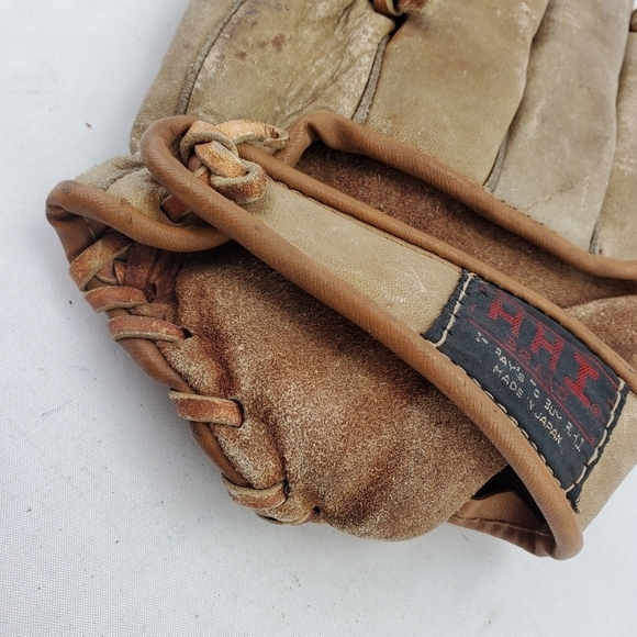 AHI Baseball Glove 9” M200 Mitt RHT Top-Grain Cowhide Leather Japanese Vintage - Picture 12 of 15